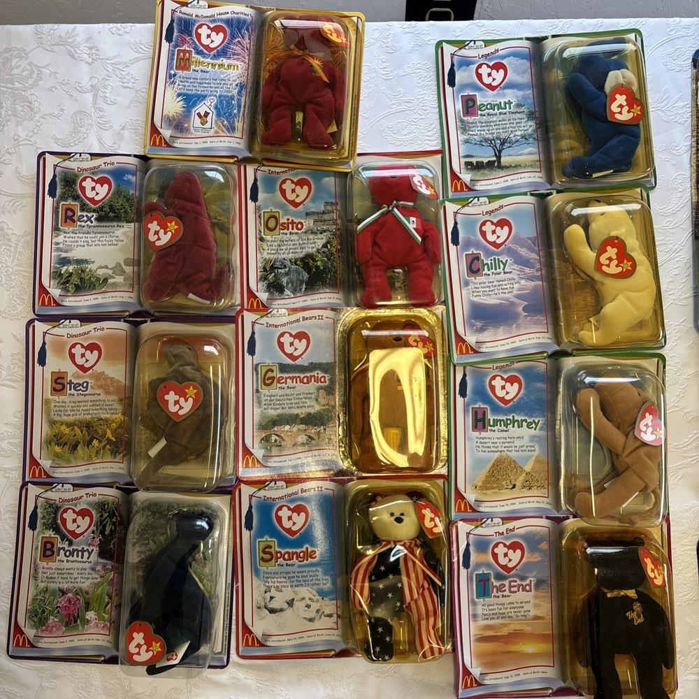 Complete Set Ty 2000 Unopened Mcdonalds‎ Beanie Babies ALL 11!!! New